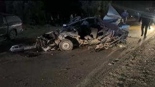 صورة الحادث المميت بطريق صاكة