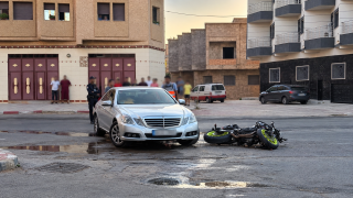 الناظور | مصرع شاب في اصطدام بين سيارة ودراجة نارية